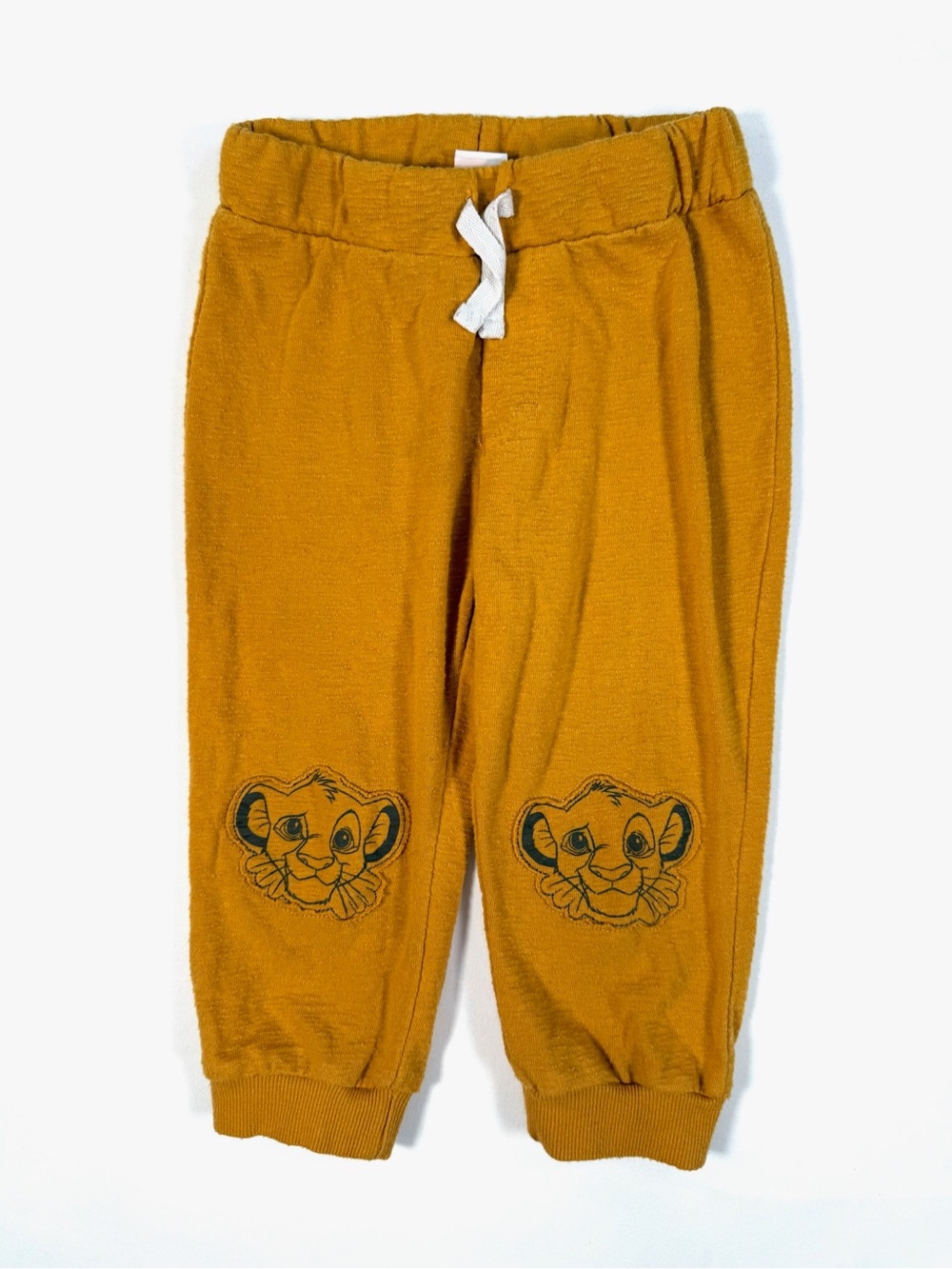 DISNEY BABY Toddlers' The Lion‎ King Simba Golden Yellow Jogger Sweatpants 24M
